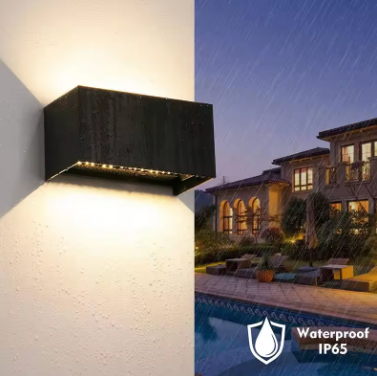 Up and Down LED Wall Lamp Waterproof IP65 Interior Wall Light For Living Room Bedroom Stair Corridor 24W Indoor Outdoor Lighting