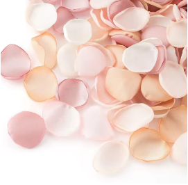 100pcs/bag Mixed Color Silk Satin Rose Petals for Wedding Party Decoration Artifical Flowers Vanlentine's Day Homme